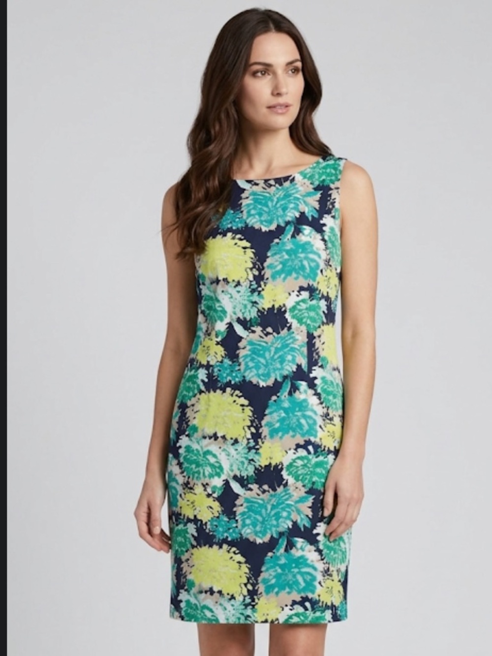 Kim Rogers Floral Linen Dress